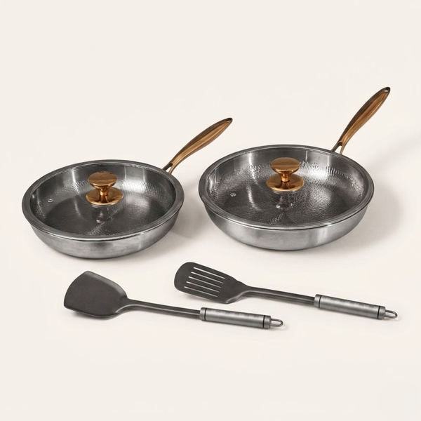 Pure Titanium Pan Everyday Duo Set (6 Piece)