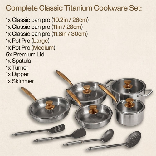 Can you use cooking spray on titanium pans, a clean pure titanium frying pan surface