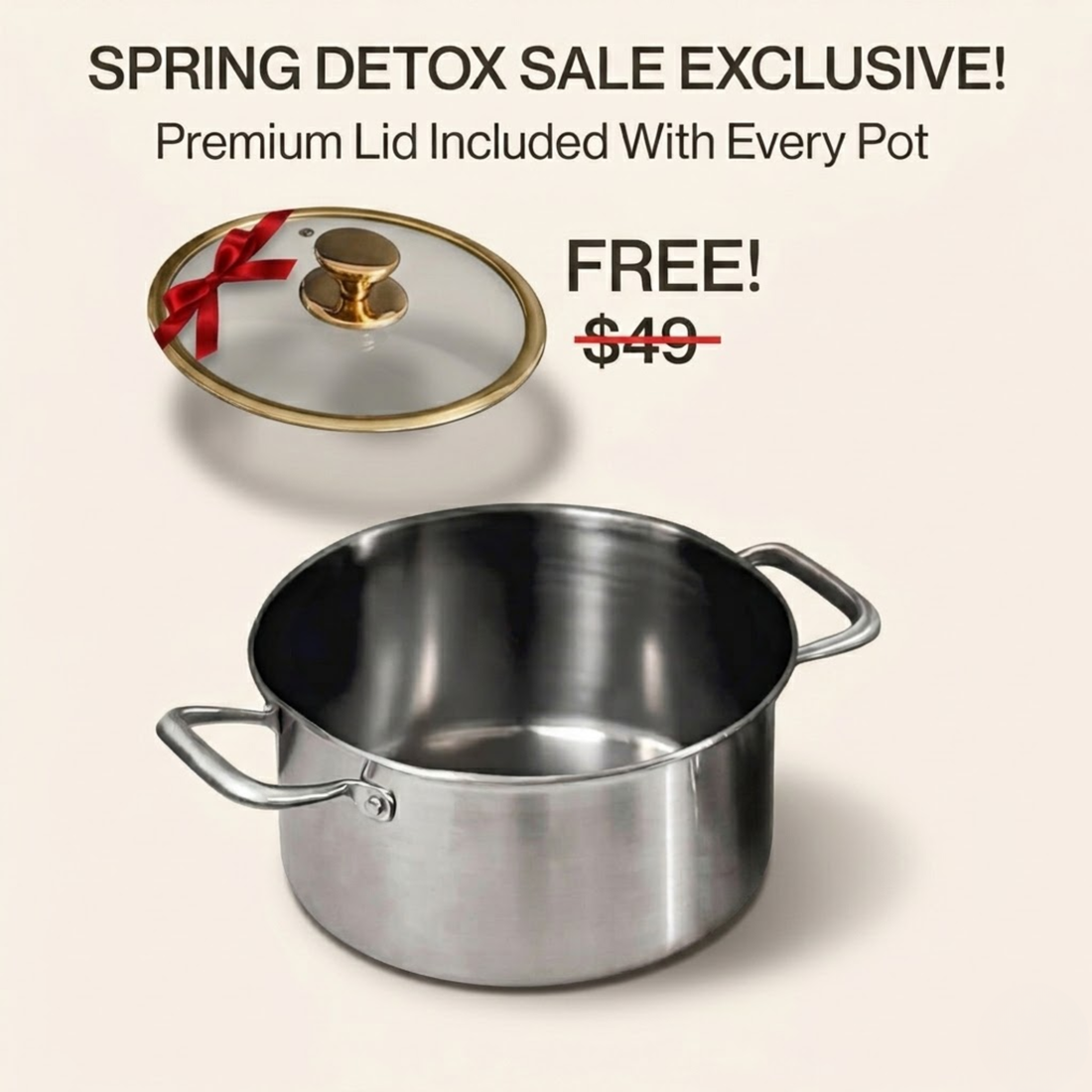 Best titanium saucepan in pure titanium with a lid