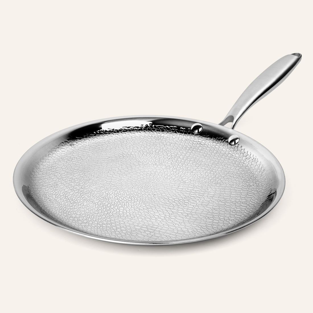 How to fry an egg in a titanium pan with crisp clean edges