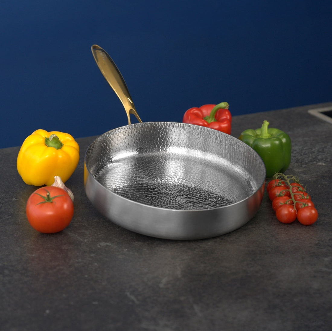 Pure titanium pan with oil and cooking ingredients showing whether titanium pans need oil