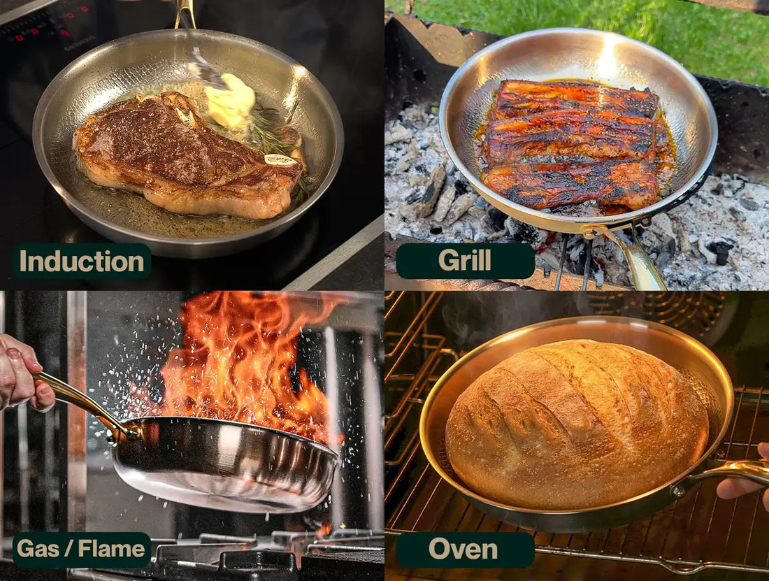 Induction, Gas, Grill, Oven: Why Pure Titanium Works On Every Heat Source
