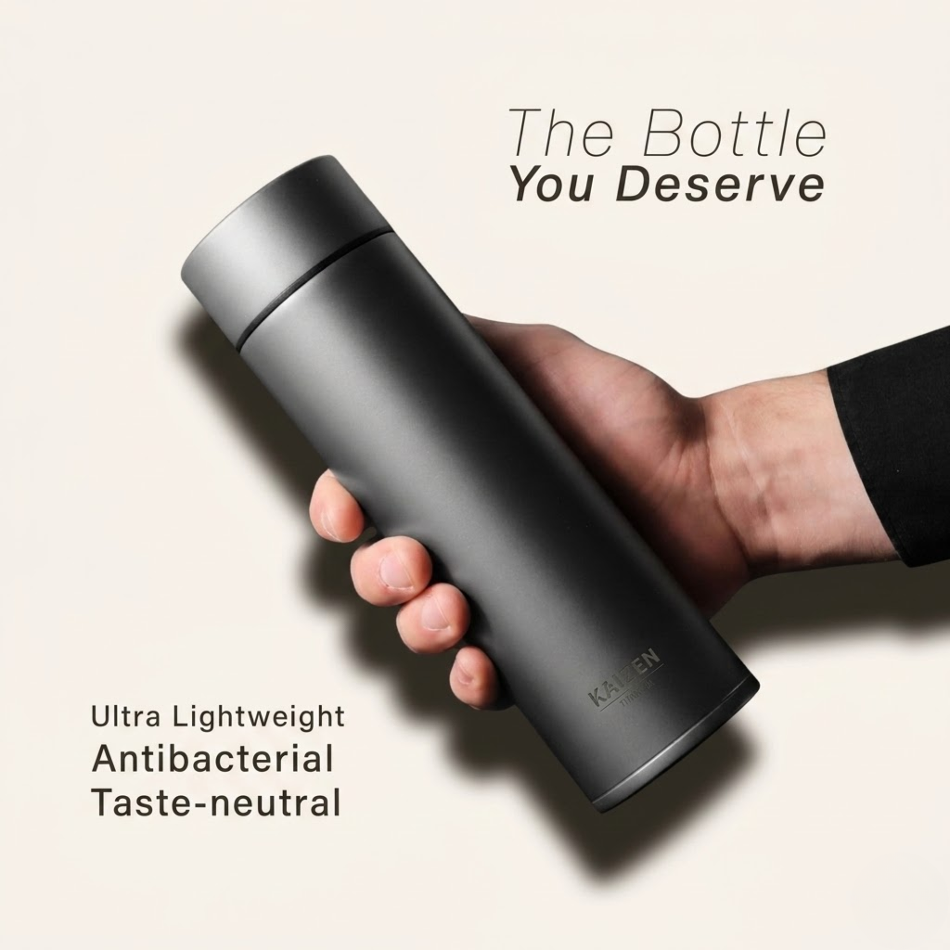 Kaizen Pure Titanium Water Bottle