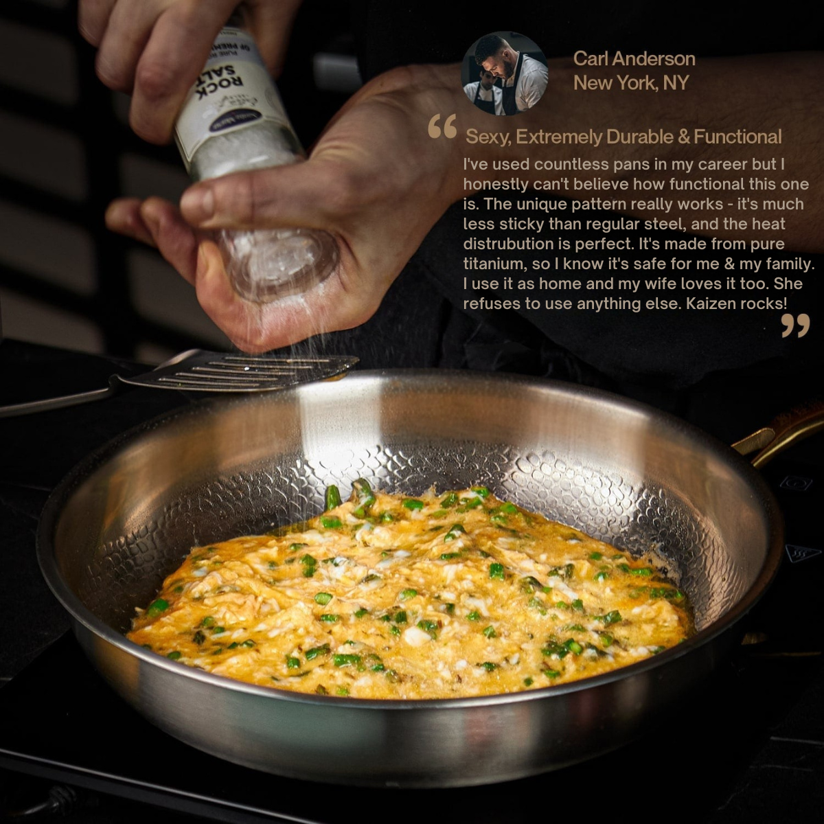 Kaizen Pure Titanium Classic Pan Pro