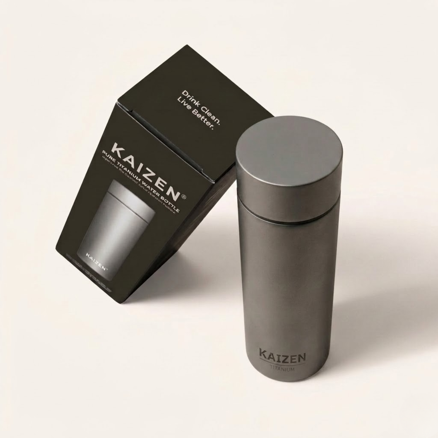 Kaizen Pure Titanium Water Bottle