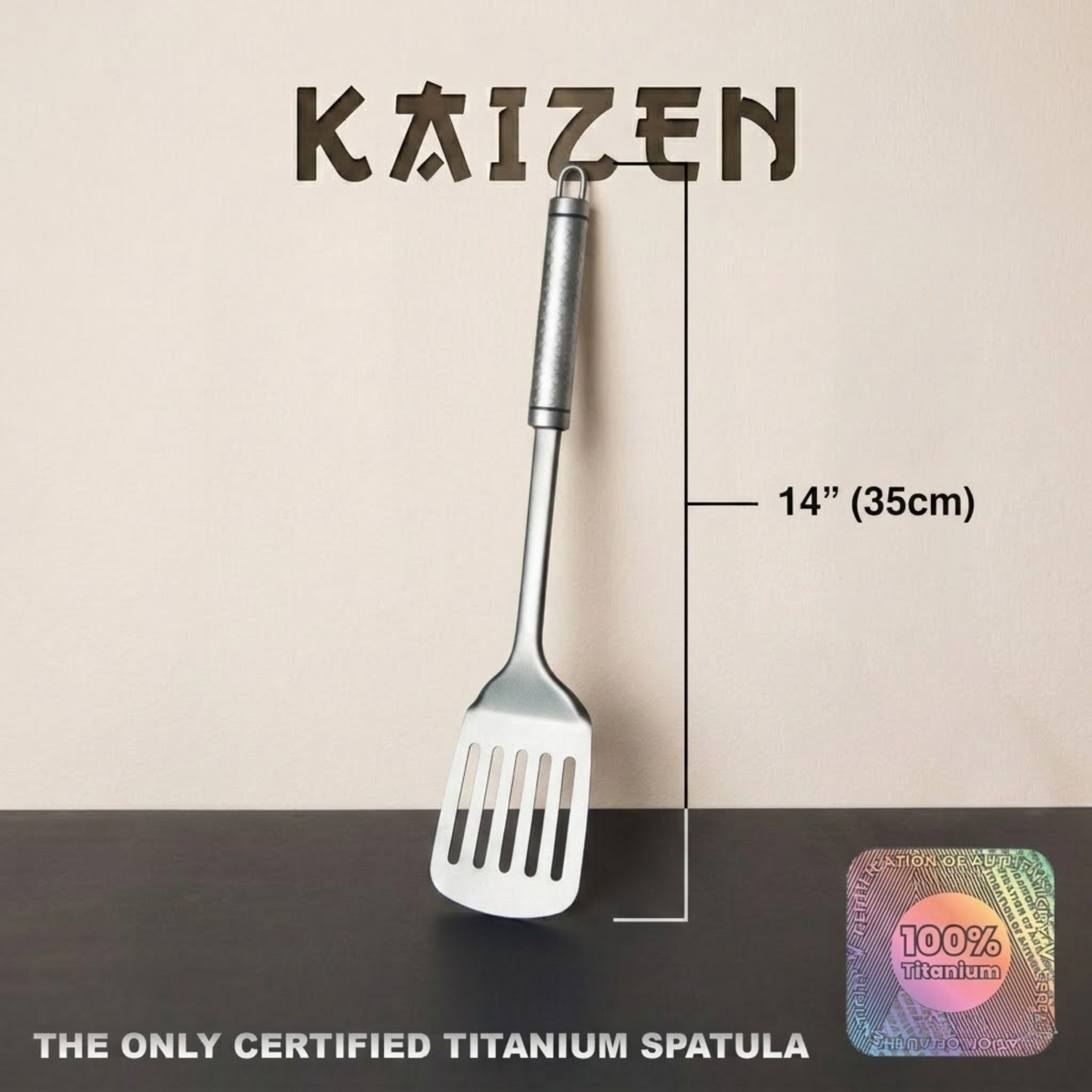Kaizen Pure Titanium Spatula Utensils