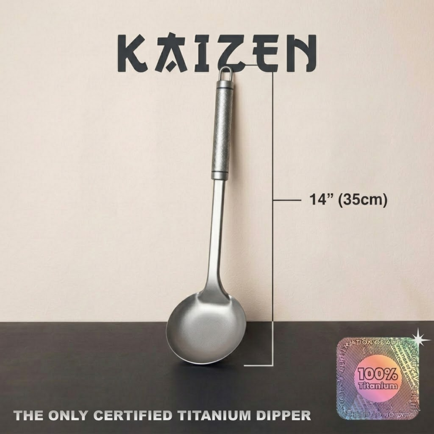 Kaizen Pure Titanium Spatula Utensils