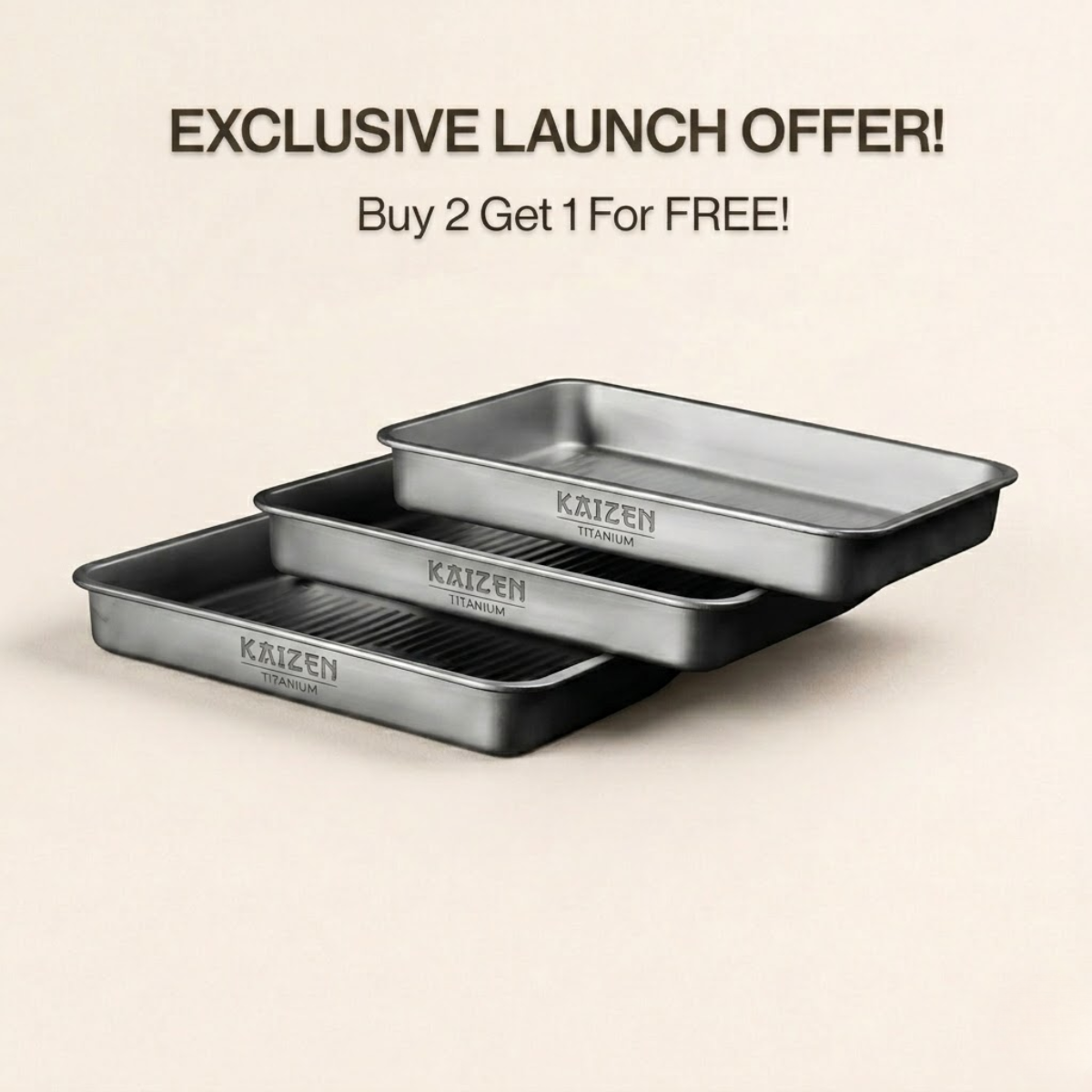 Kaizen Pure Titanium Baking Tray