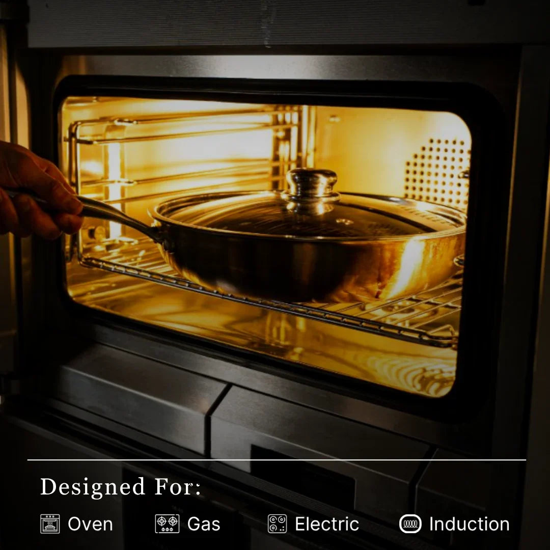 Titanium Hammered Pan Pro Duo