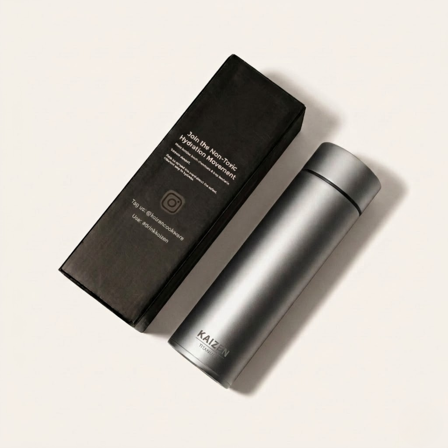 Kaizen Pure Titanium Water Bottle