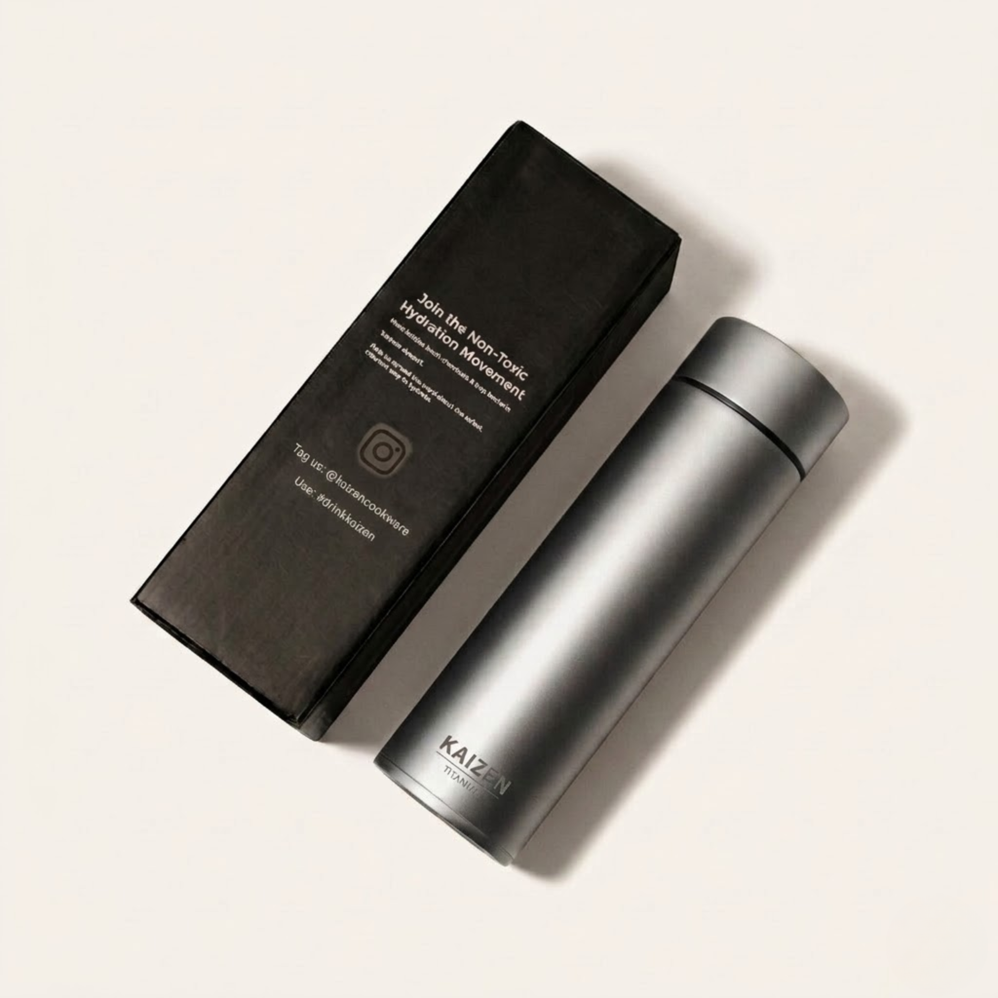 Kaizen Pure Titanium Water Bottle