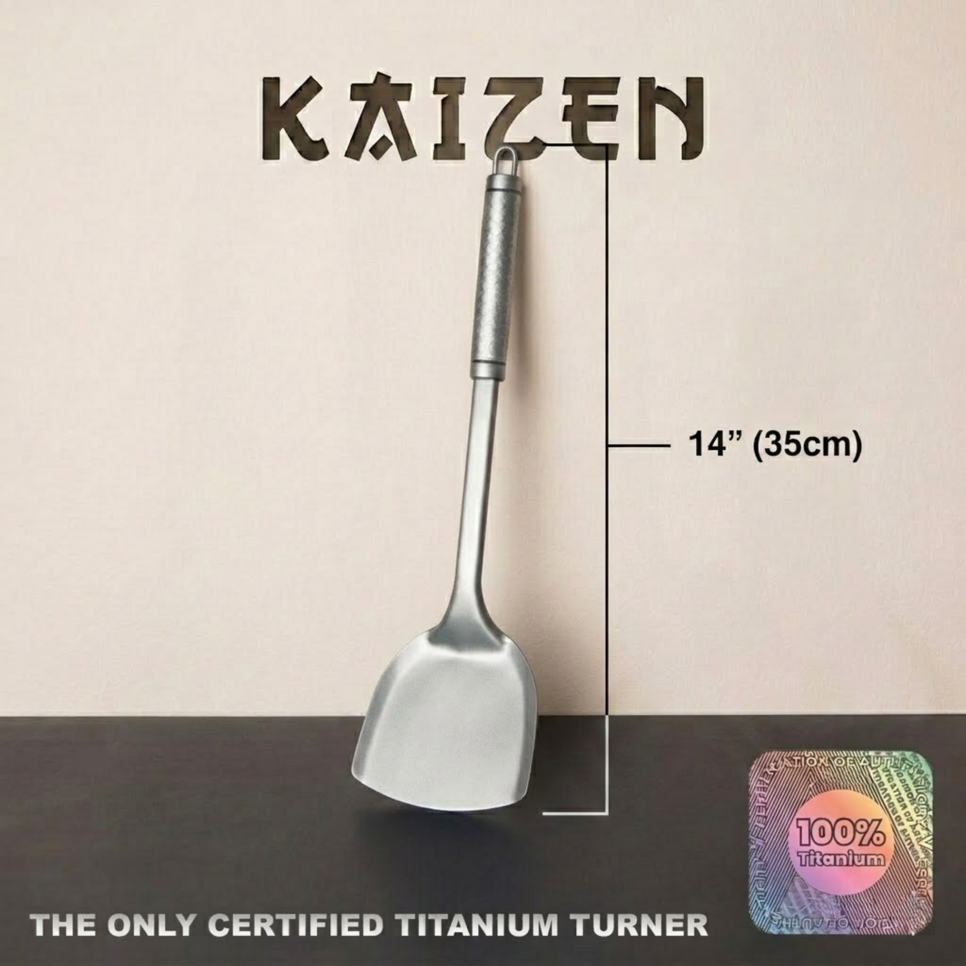 Kaizen Pure Titanium Spatula Utensils