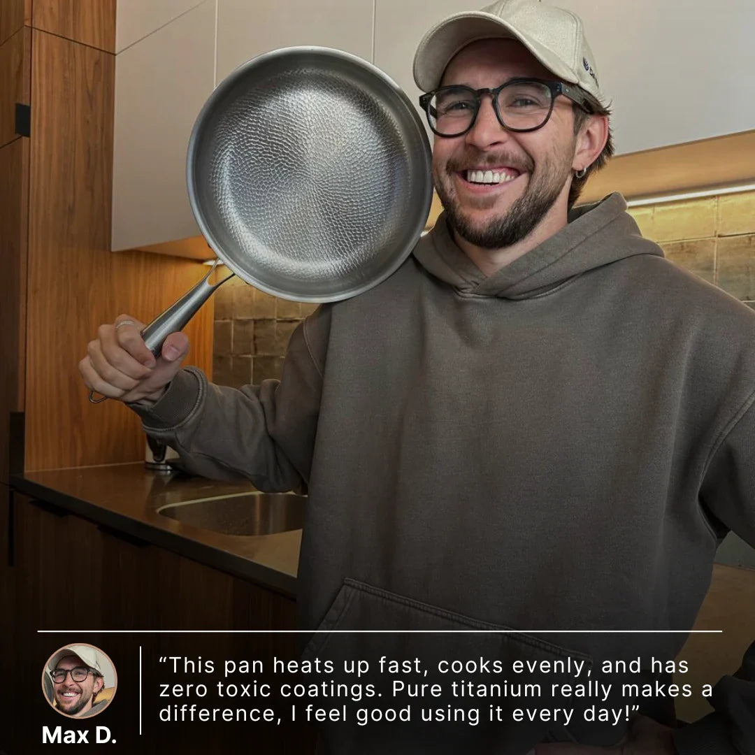 Titanium Hammered Pan Pro Small