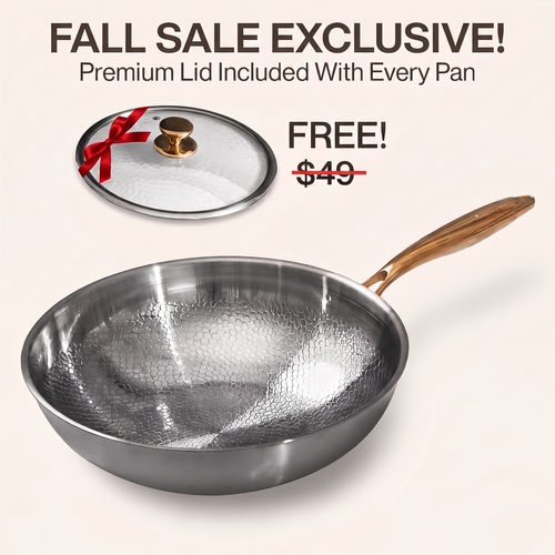 Kaizen Certified Pure Titanium Wok Pan Pro