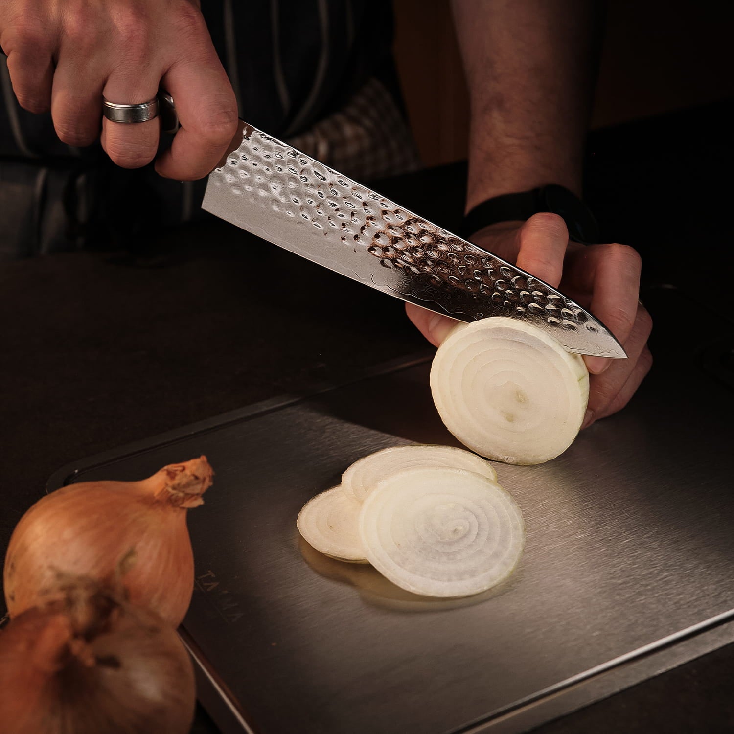 Kaizen® Raijin Damascus Chef's Knife 8.5″