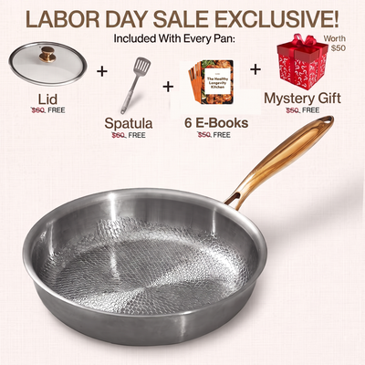 LABOR DAY SALE EXCLUSIVE | Kaizen® Pure Titanium Classic Pan Pro