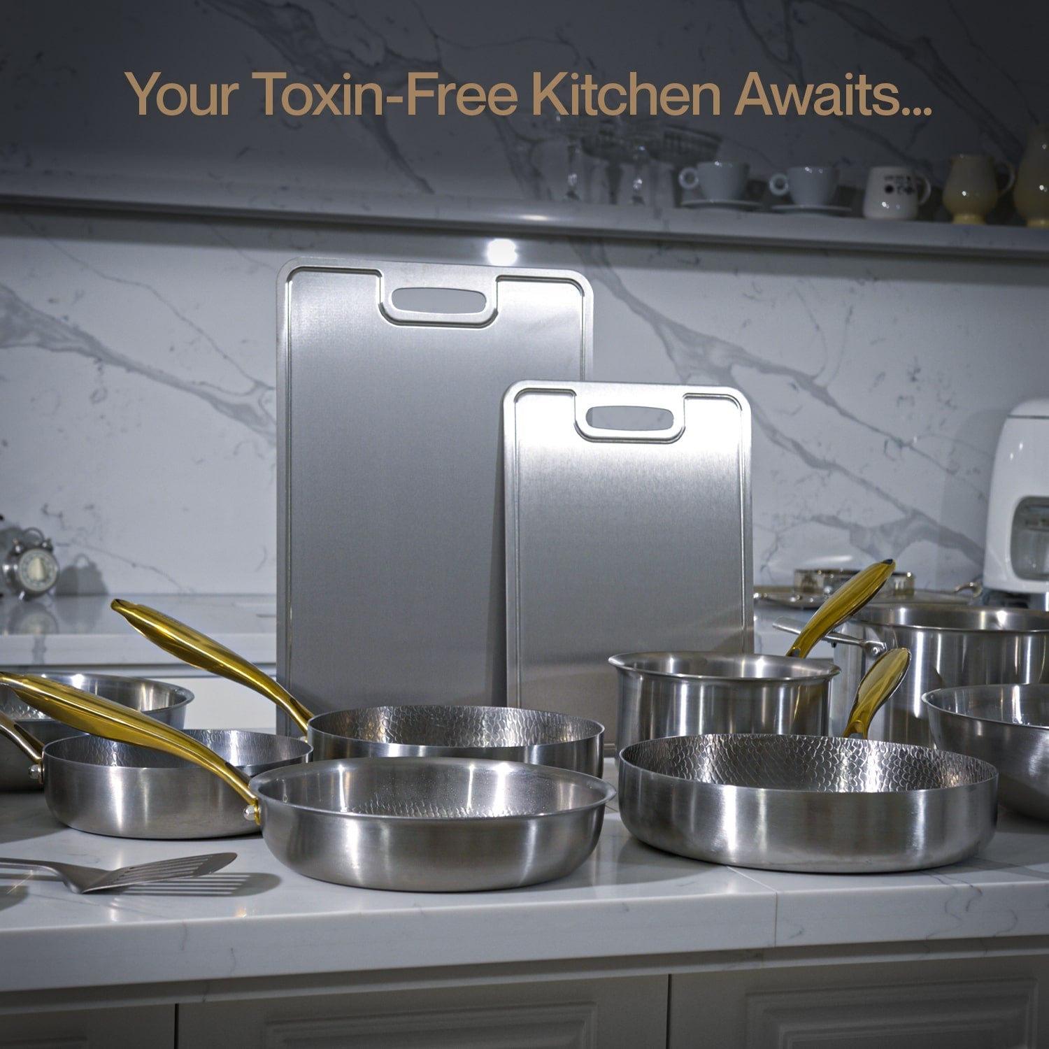 Kaizen Titanium Hammered Nutri Pan Pro 2.0
