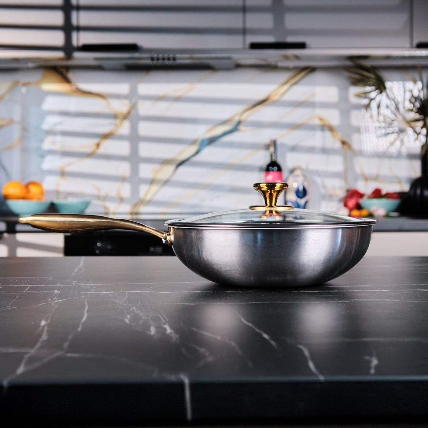 Kaizen Certified Pure Titanium Wok Pan Pro