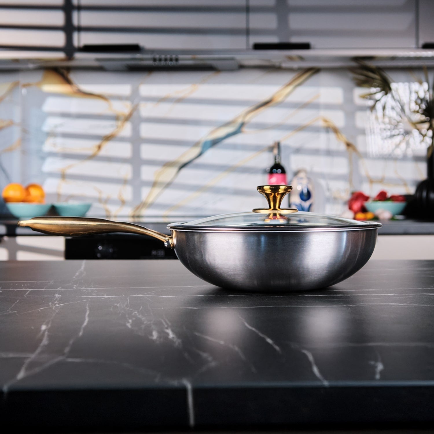 Kaizen Certified Pure Titanium Wok Pan Pro